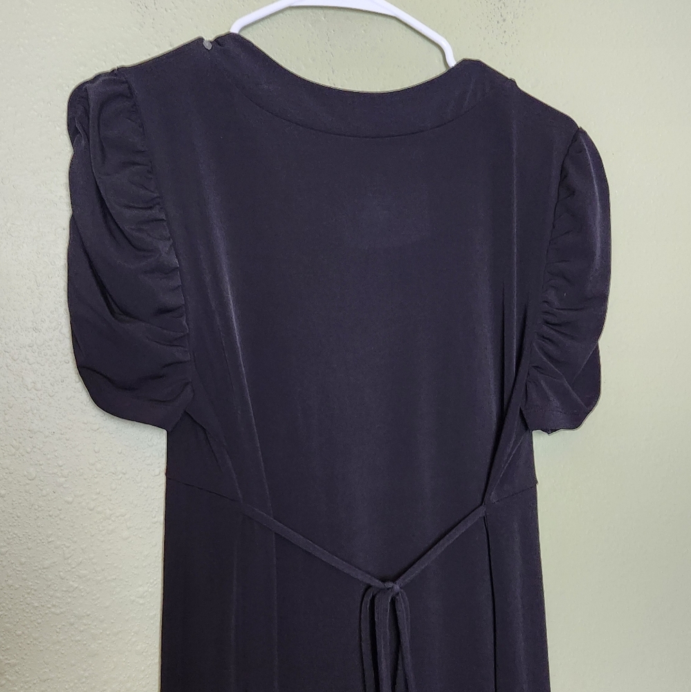 Duos Maternity Black Dress Size Medium - Picture 4 of 5